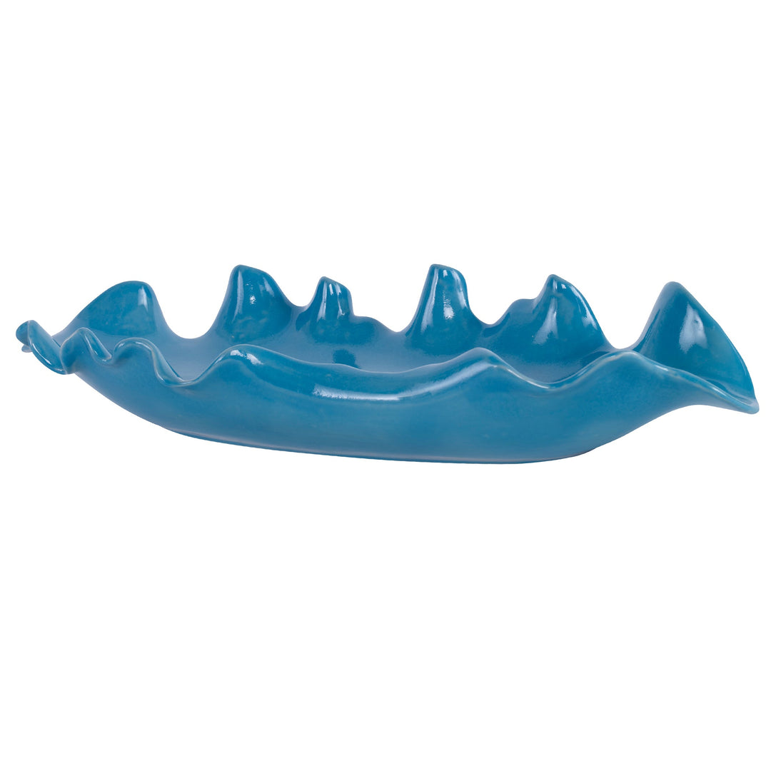 Ruffled Feathers Bowl, Blue