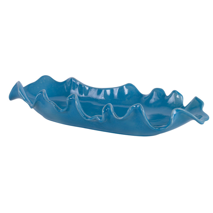 Ruffled Feathers Bowl, Blue