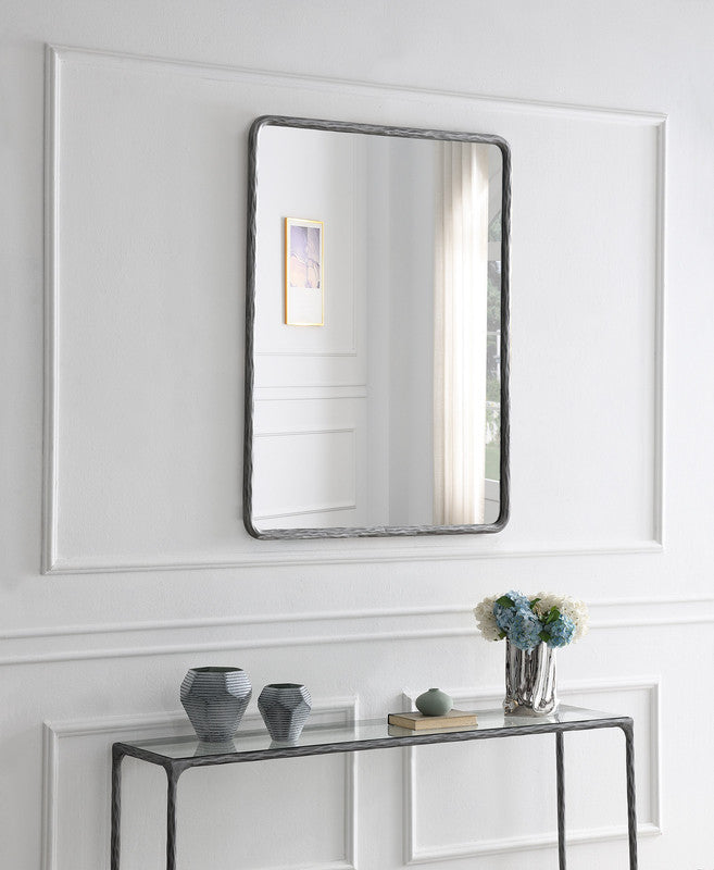 iron mirror- Silver Larg Mirror