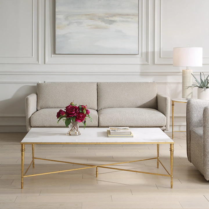 ROSHN 140 W x 43 H x 71 D Rectangular Coffee Table