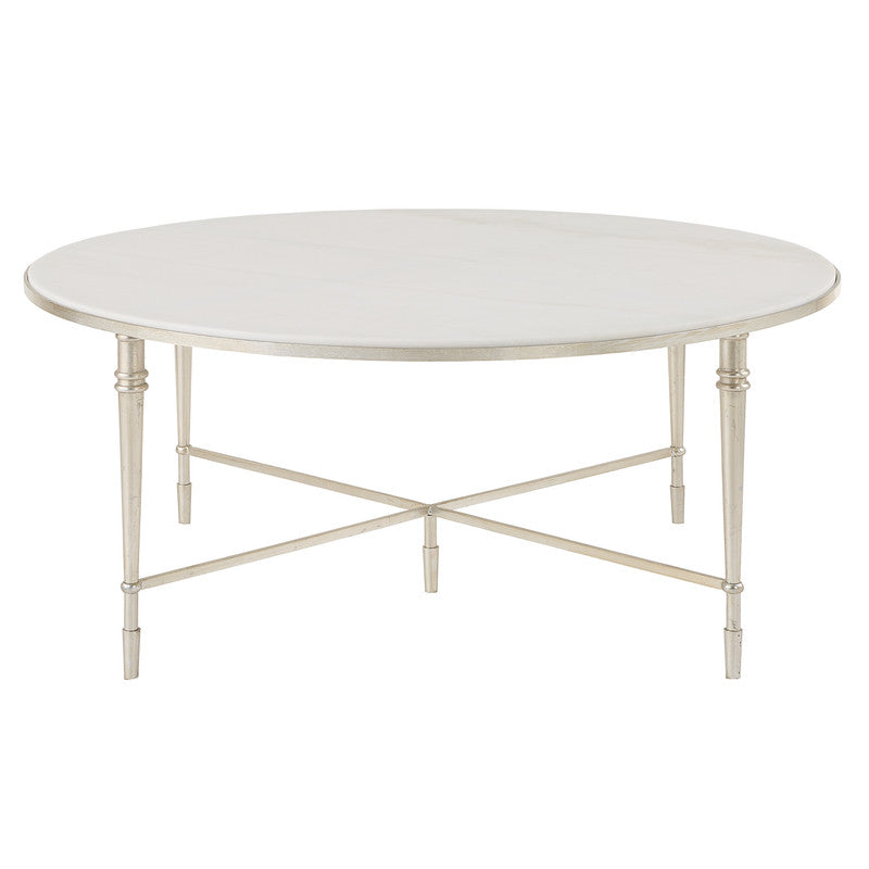 ROSHN 102 W x 43 H x 102 D Round Coffee Table