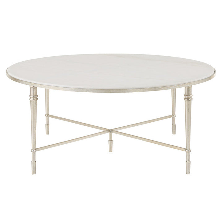 ROSHN 102 W x 43 H x 102 D Round Coffee Table