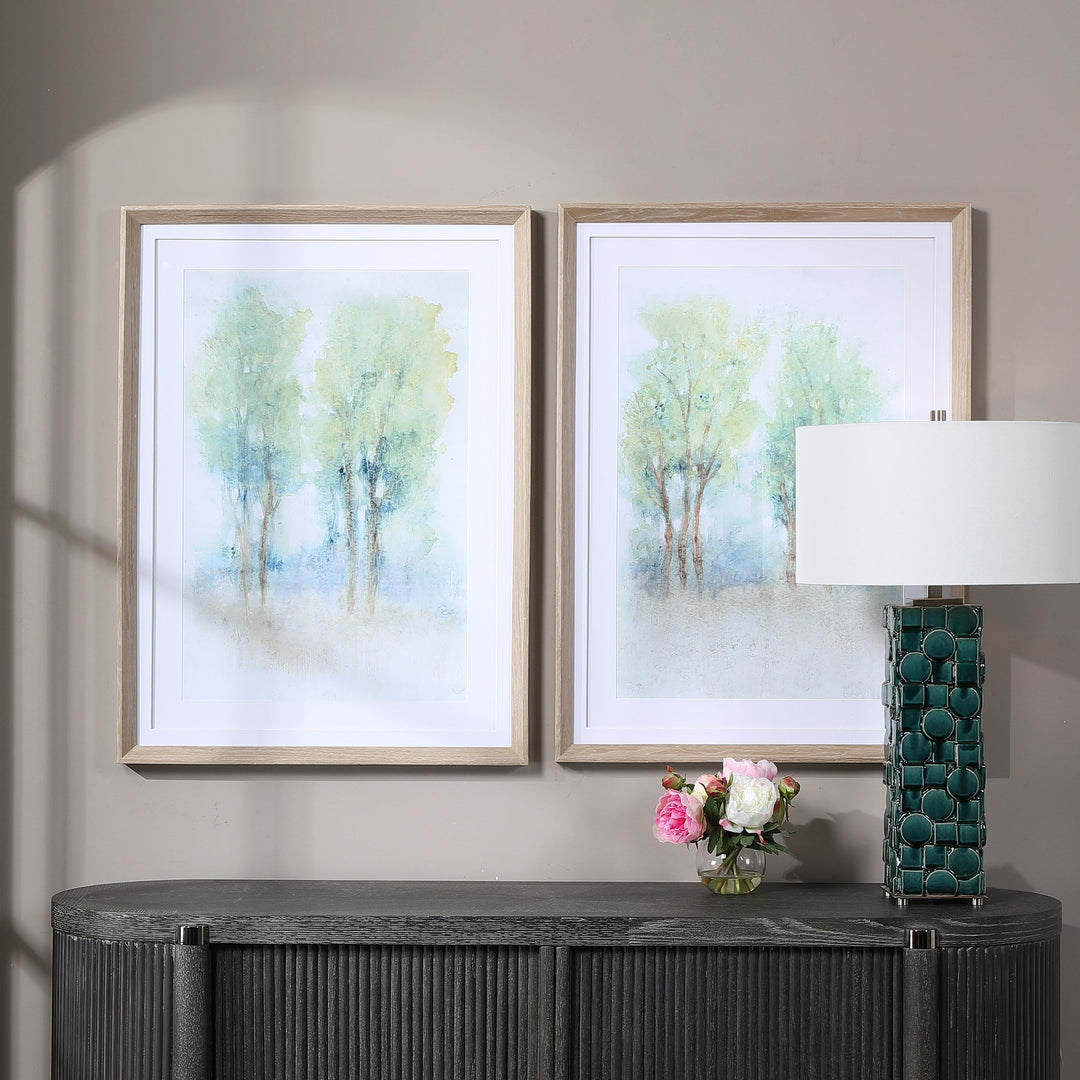 Meadow View Framed Prints, S/2