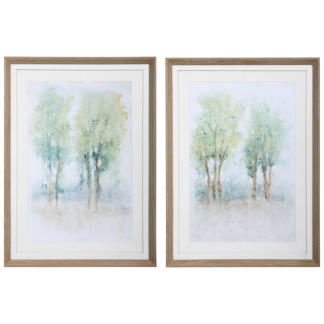 Meadow View Framed Prints, S/2