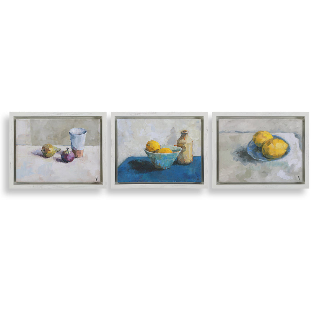 When Life Gives You Lemons Framed Canvases, S/3