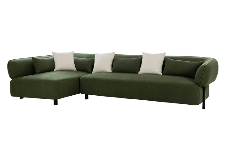 Celestial Coral Green Sectional W262