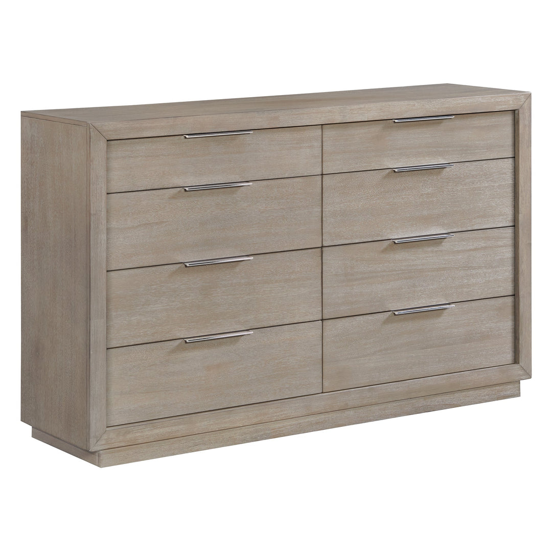 Arcadia Grey 8-Drawer Dresser