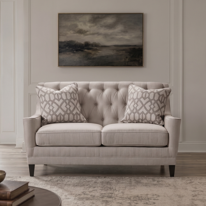 Aria Beige Loveseat