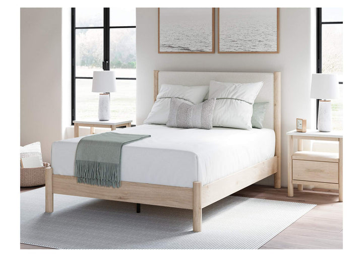 Cadmori Queen Upholstered Panel Bed