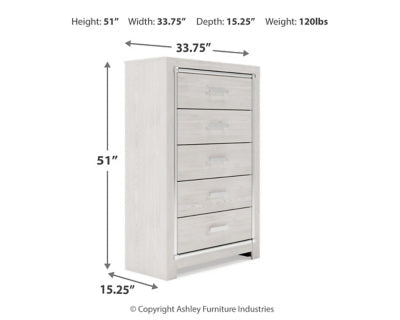 B2640-46 Five Drawer Chest