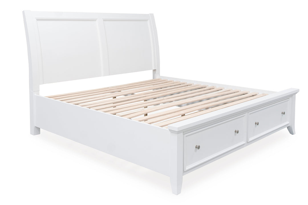 Trulani Queen Sleigh Storage Bed