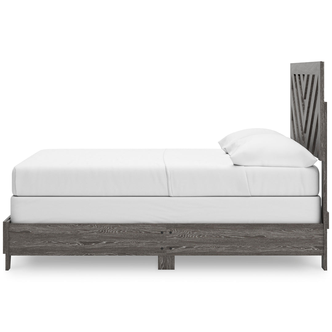 Sylveri Full Chevron Panel Bed