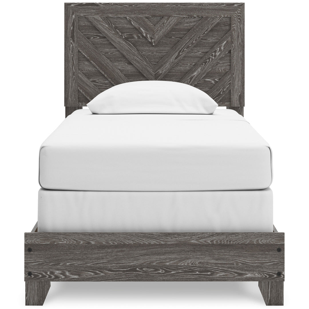 Sylveri Twin Chevron Panel Bed