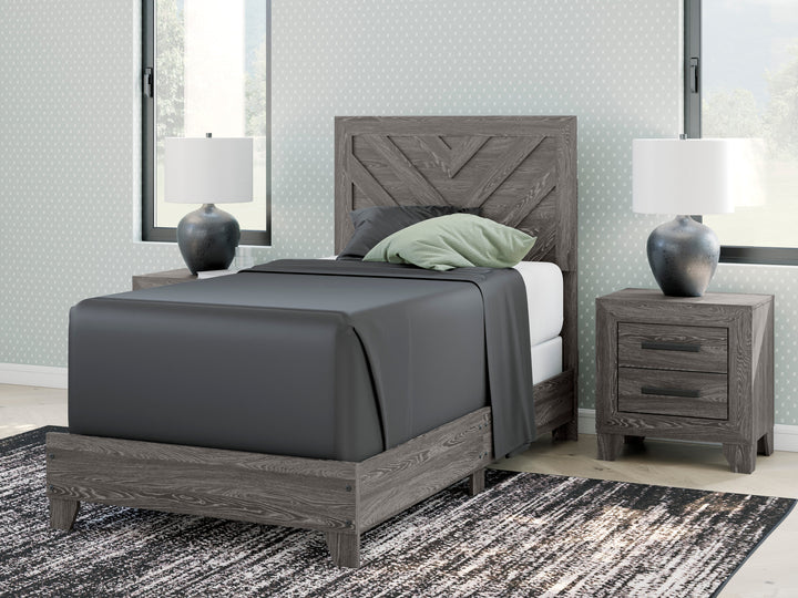 Sylveri Twin Chevron Panel Bedroom