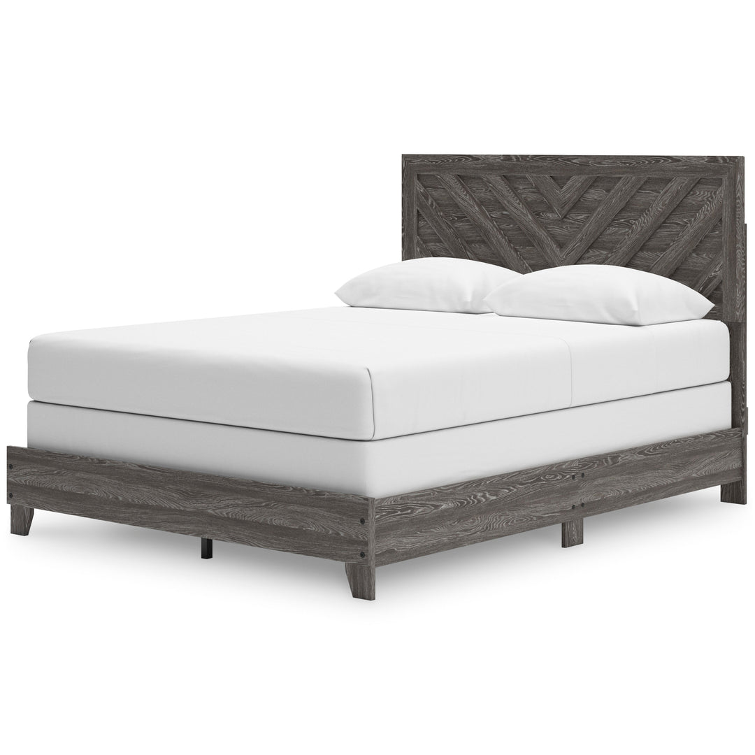 Sylveri Queen Chevron Panel Bed