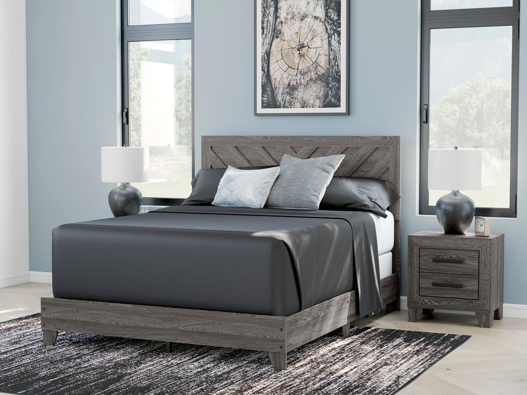 Sylveri Queen Chevron Panel Bed