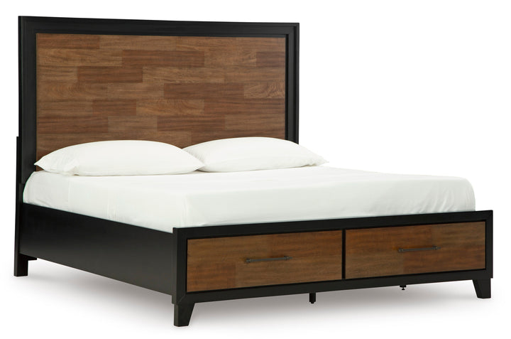 Kraeburn King Panel Storage Bed