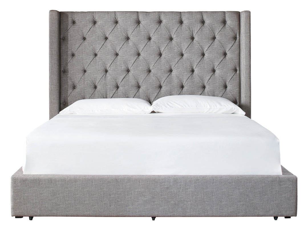 Sorinella King Upholstered Bed with 1 Large Storage Drawer