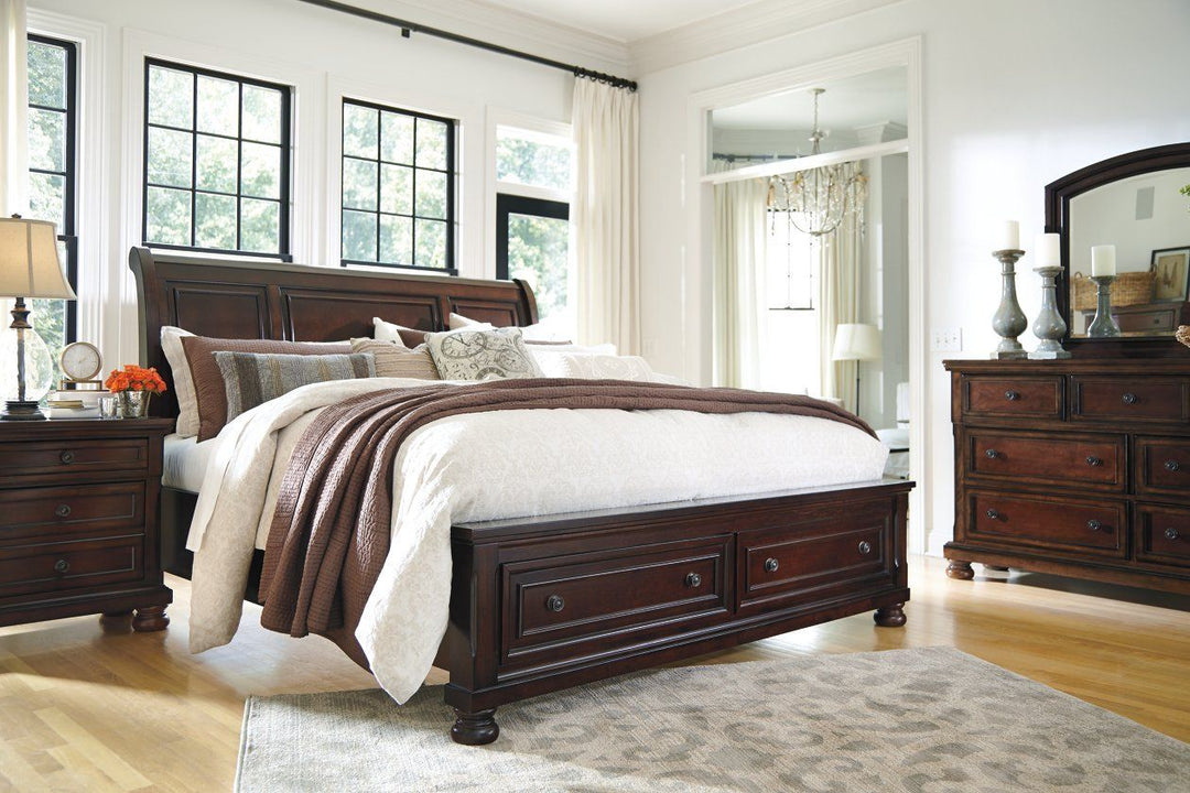 Porter King Sleigh Bedroom