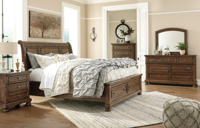 Flynnter Queen Sleigh  bedroom No Chest