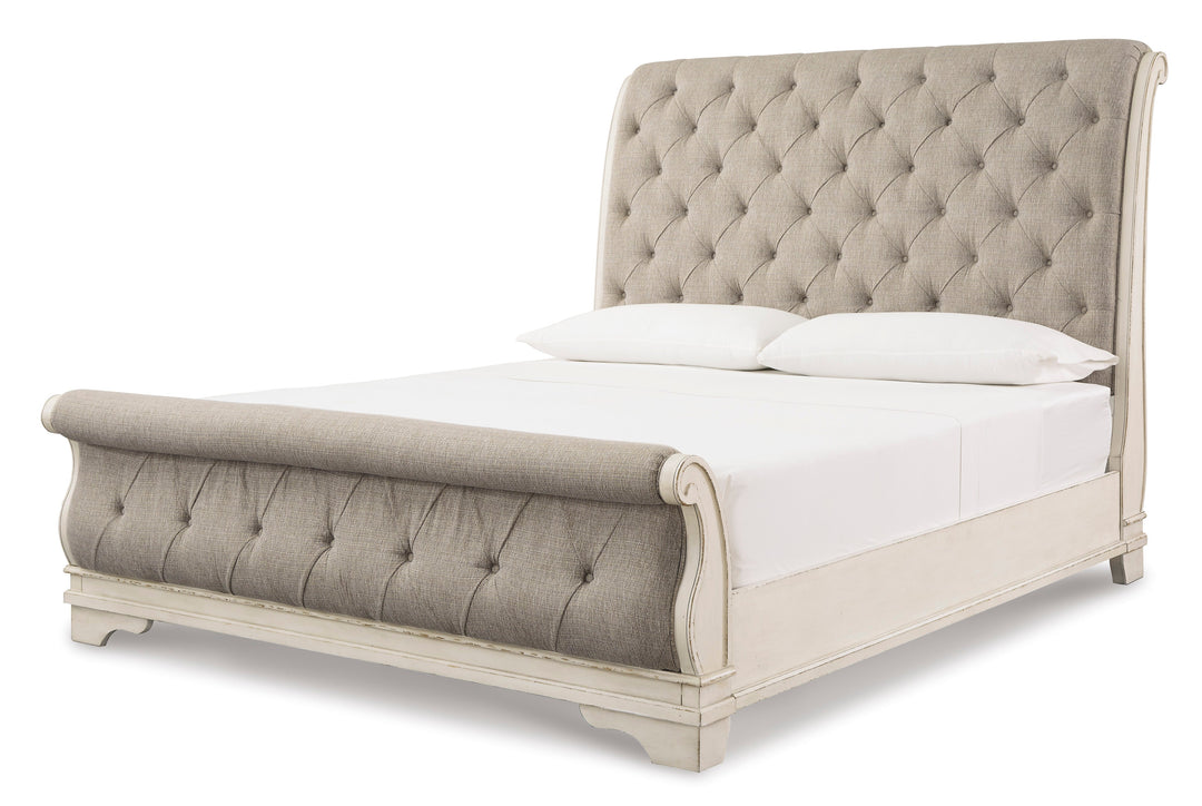 Realyn King Sleigh Bedroom Set with SM1660CK Mattress Offer