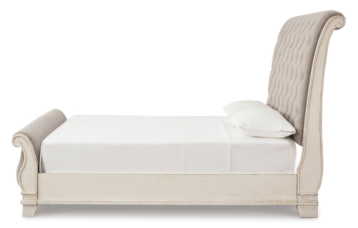 Realyn King Sleigh Bedroom Set with SM1660CK Mattress Offer