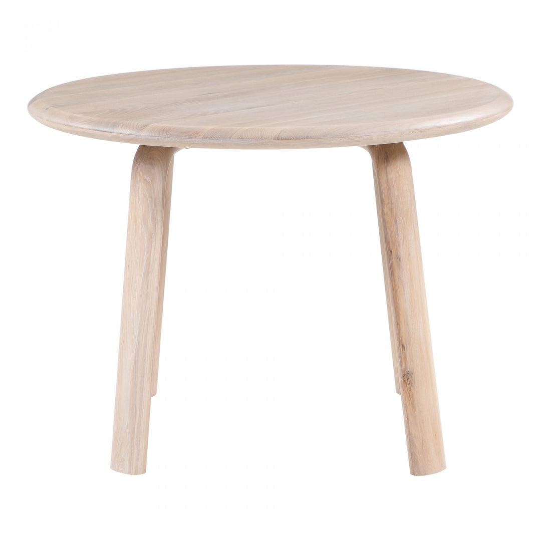 Malibu Round Dining Table  White Oak