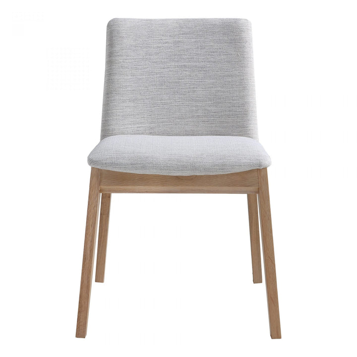 Deco Oak Dining Chair Light Grey-M2