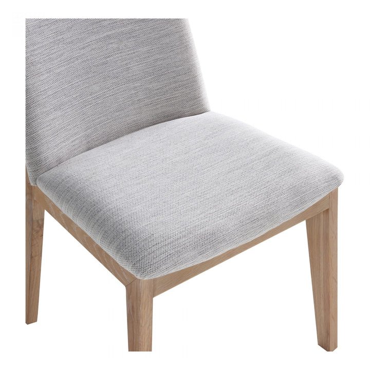 Deco Oak Dining Chair Light Grey-M2