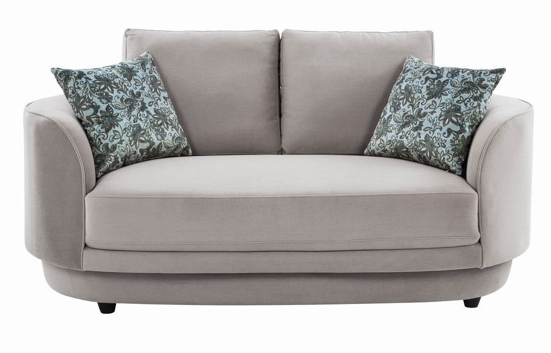 Brescia Grey Loveseat