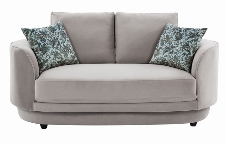 Brescia Grey Loveseat