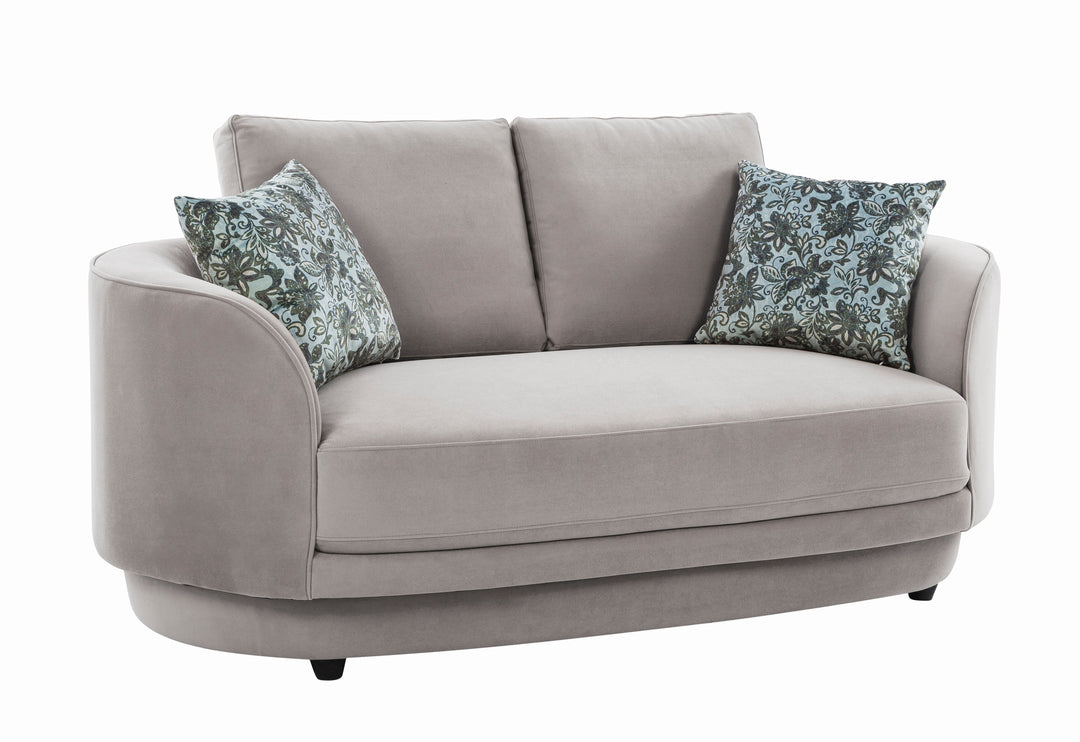 Brescia Grey Loveseat
