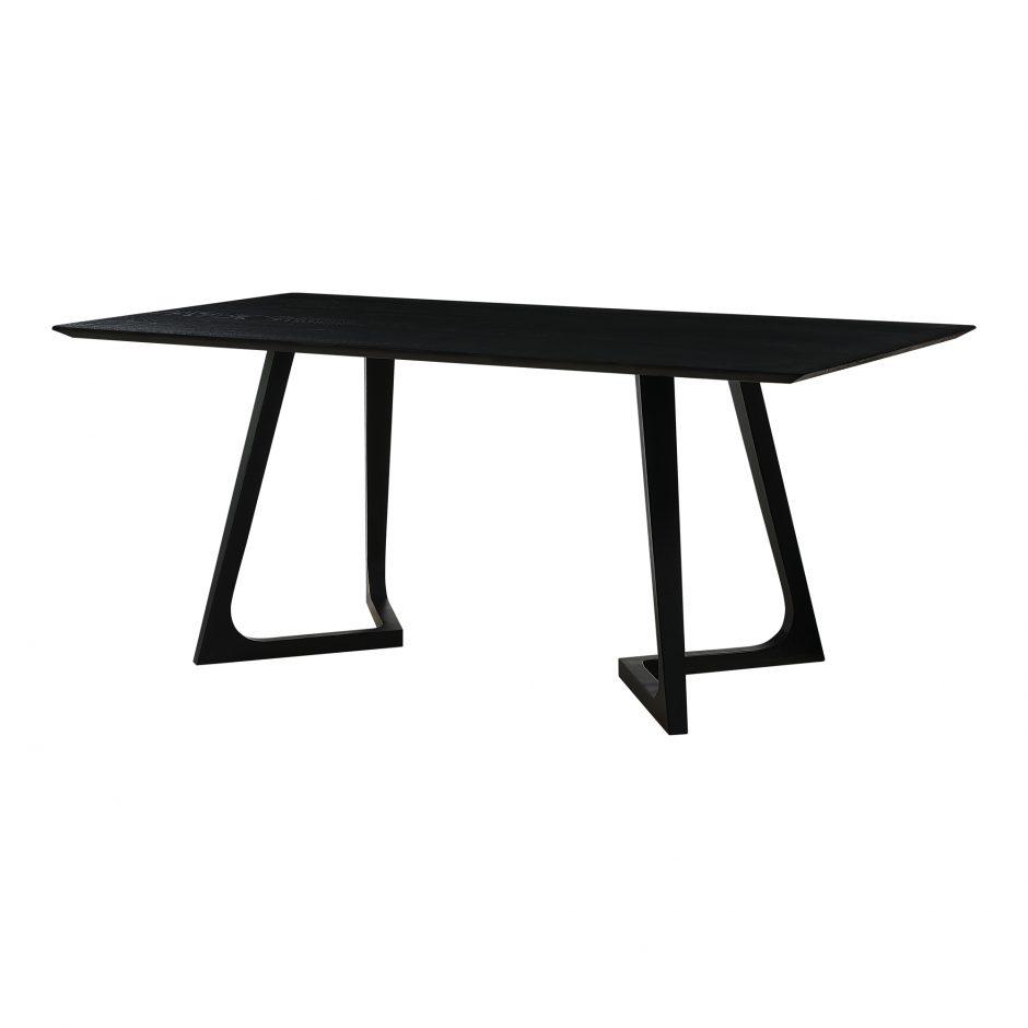 Godenza Dining Table Rectangular Black Ash