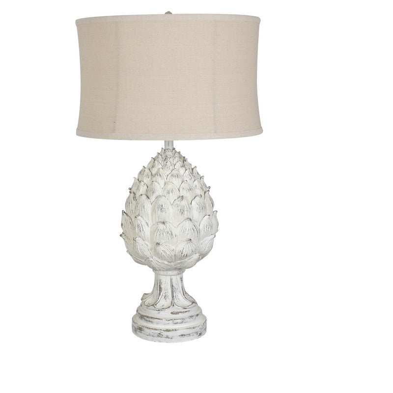 Artichoke Finial Table Lamp