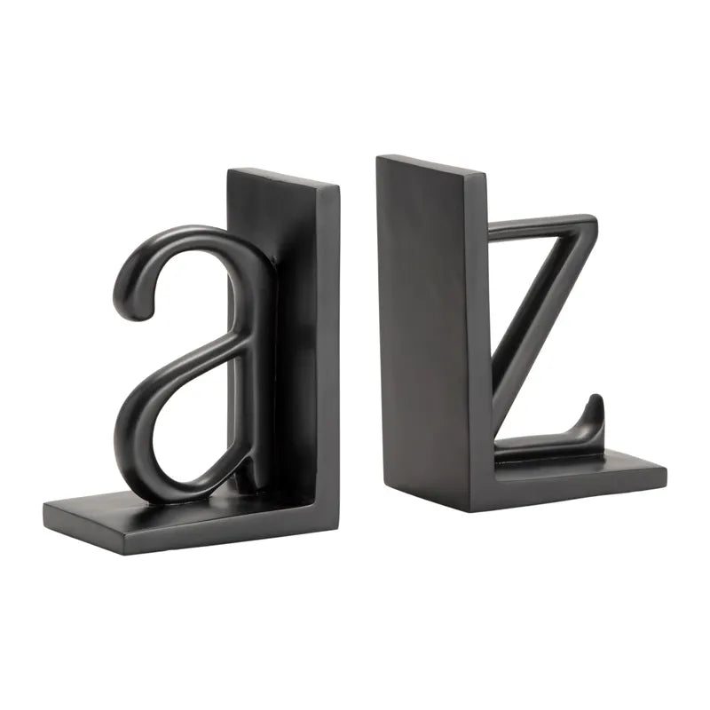 A to Z Bookend Pair