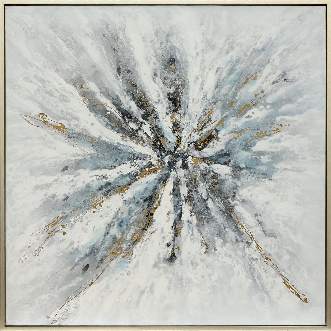 Snowflake Handmade Oil Painting