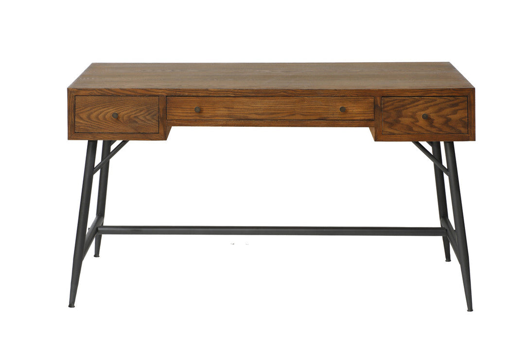 Nolan Burnished Oak Desk