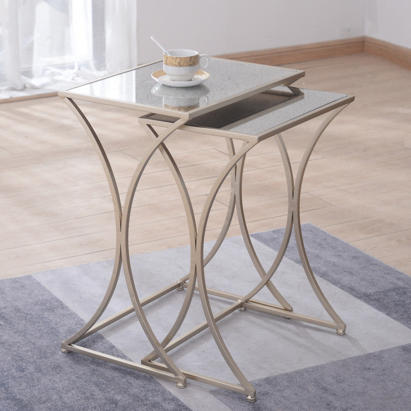 Angular Nesting Table Set of 2