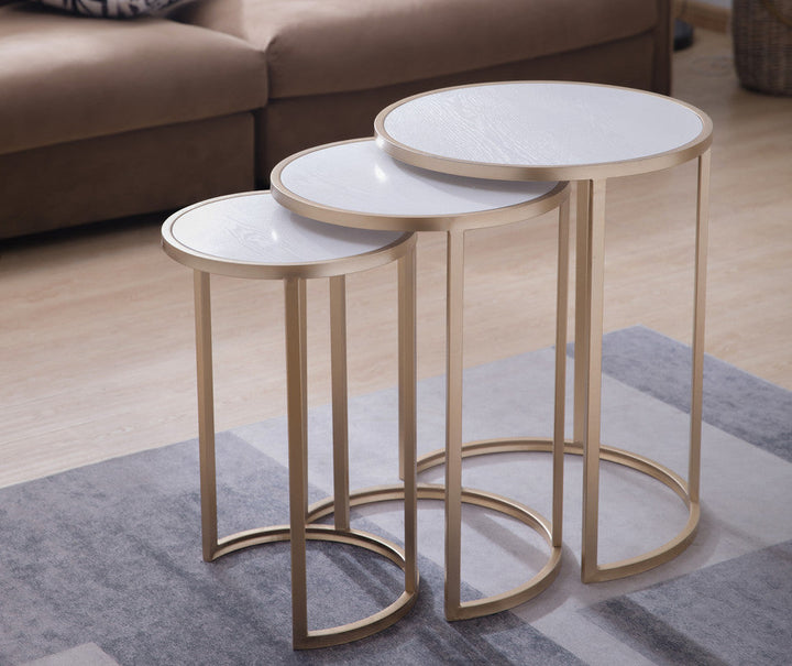 Moon Circle Side Table Set of 3