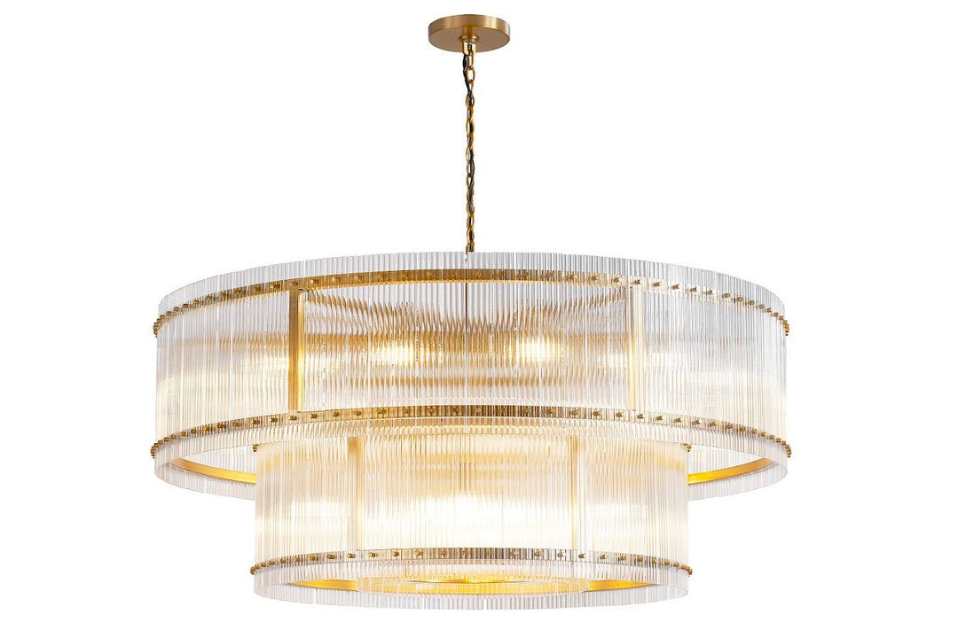 Abdul  2 Level 60" Dia Pendant Lamp