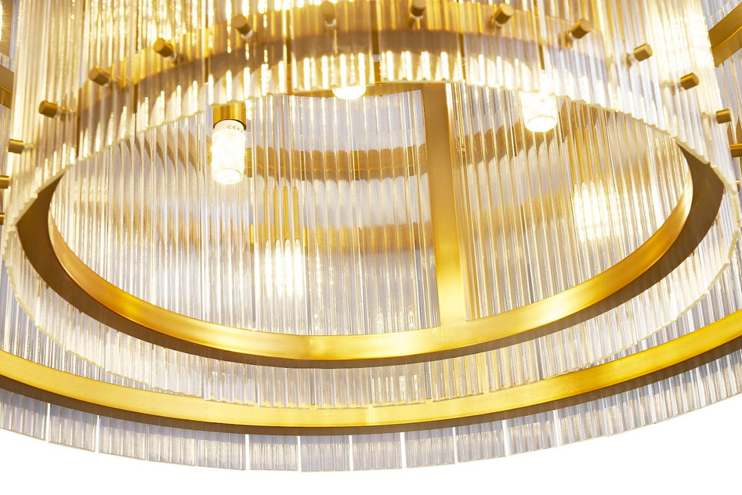 Abdul  2 Level 60" Dia Pendant Lamp