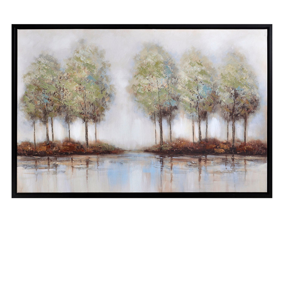 River Forest Handmade Wall Painting