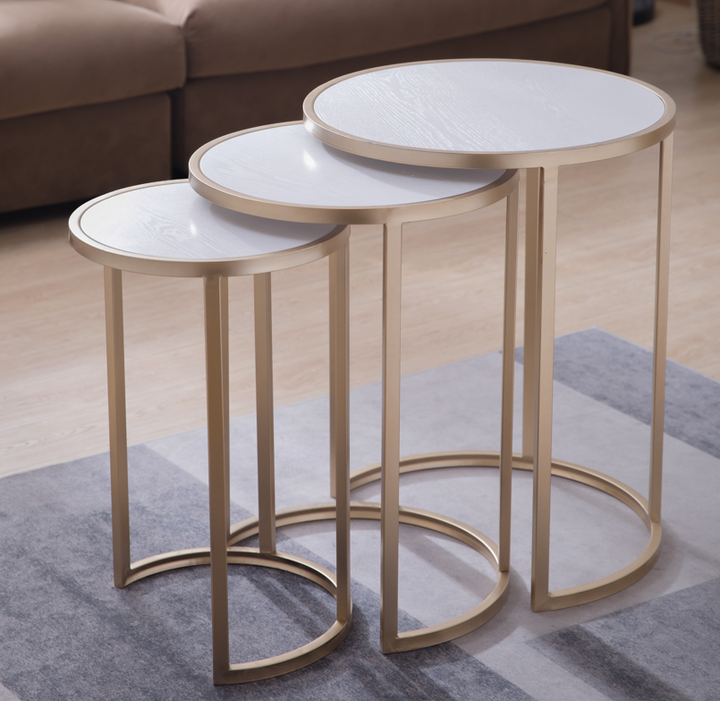 Moon Circle Side Table Set of 3