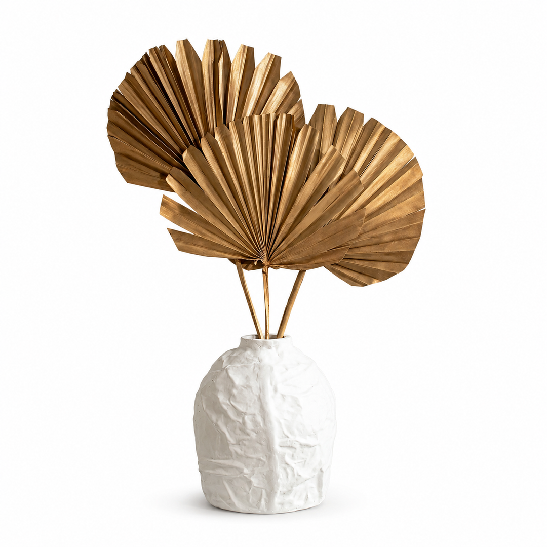 Malar gold sun palms set of 3