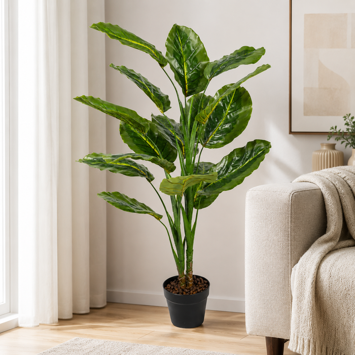 Artificial Calathea Green Plant 120CM Light Green