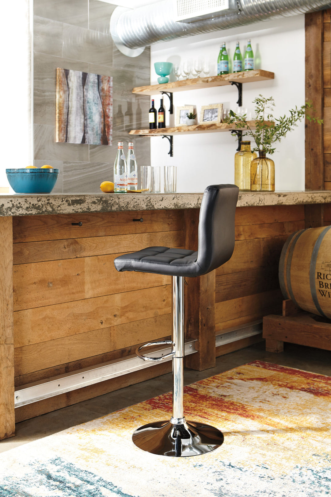 Tall UPH Swivel Barstool