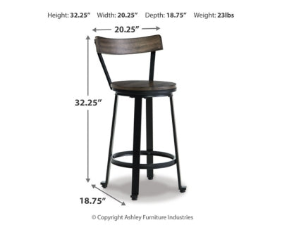 Melenski Counter Height Bar Stool