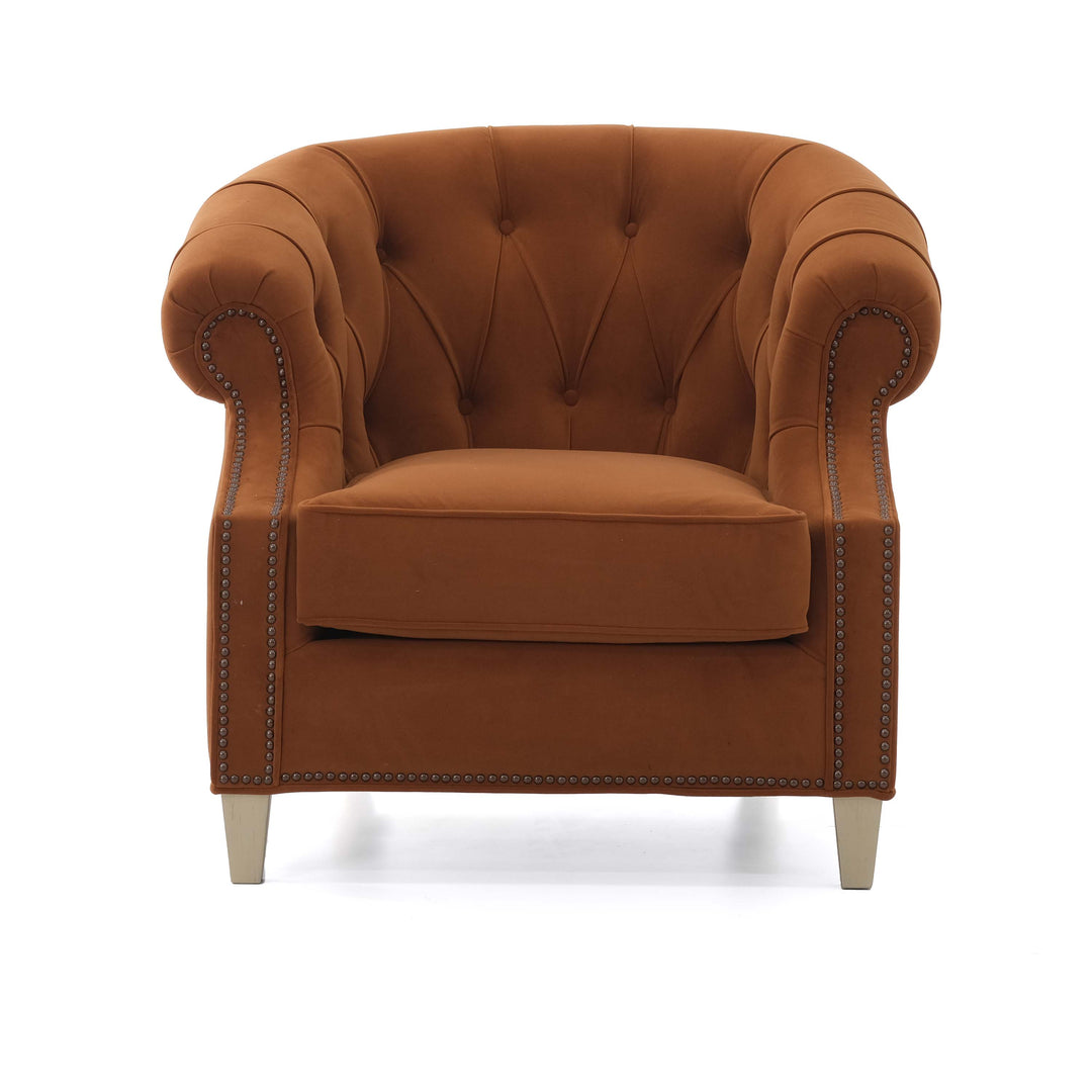 Amelia Velvet Accent Chair (96Cm)