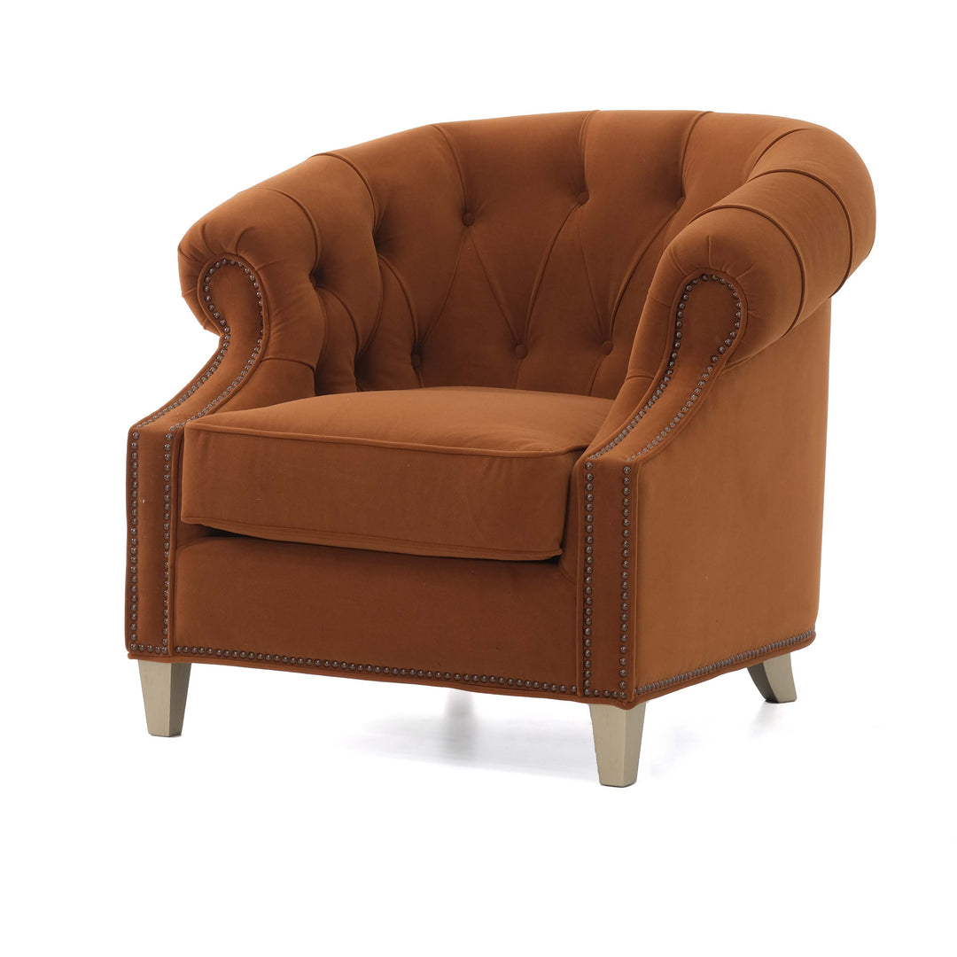 Amelia Velvet Accent Chair (96Cm)