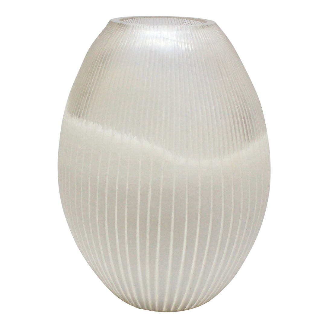 17" DULCET LARGE GLASS VASE